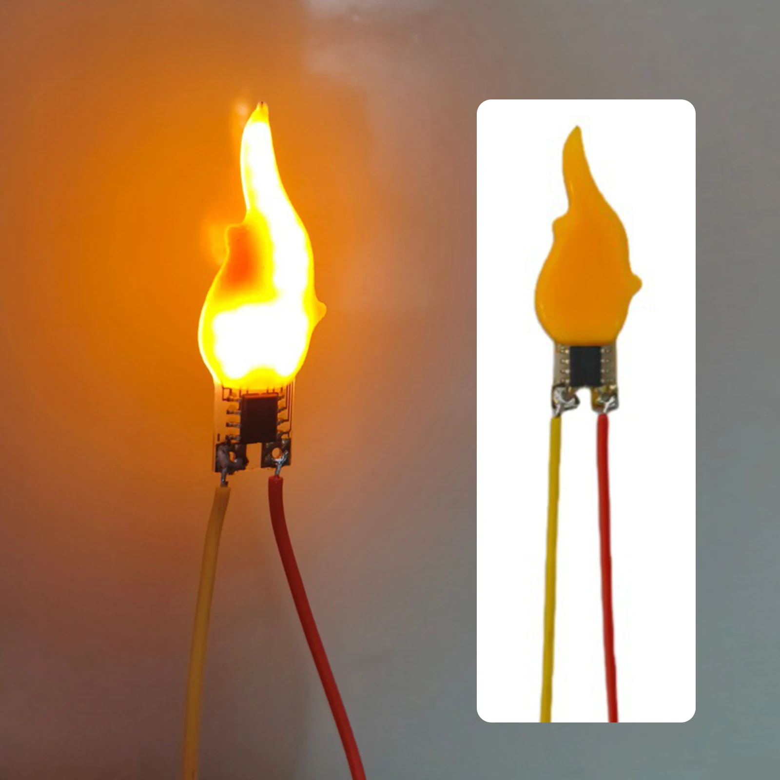 

3/5/10 шт. светодиодные лампы с эффектом пламени 2200K, 3В, имитация свечей для украшения дня рождения