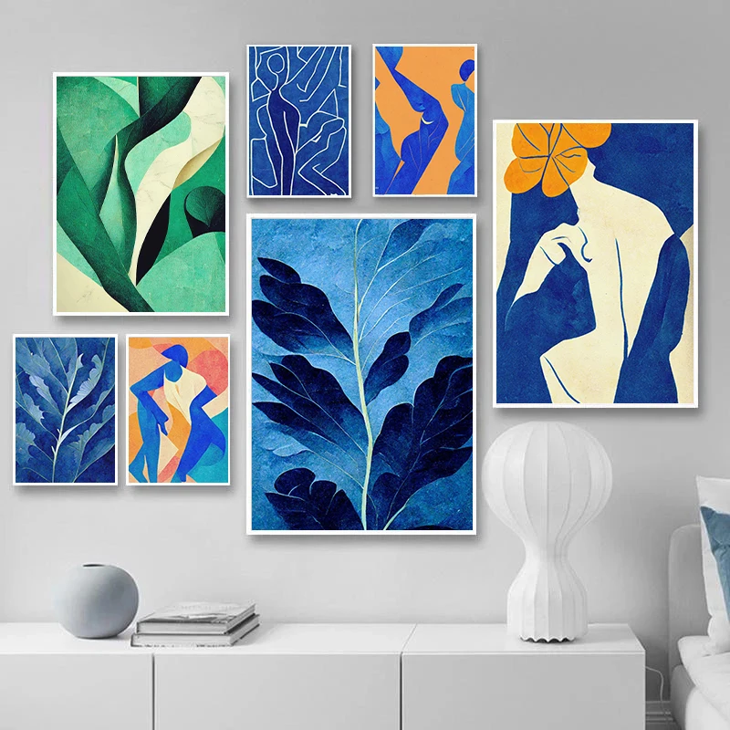 Medieval Matisse Art Aesthetics Abstract Geometric Lines Posters Canvas Printing Living Room Bar Coffee Shop Wall Decoration