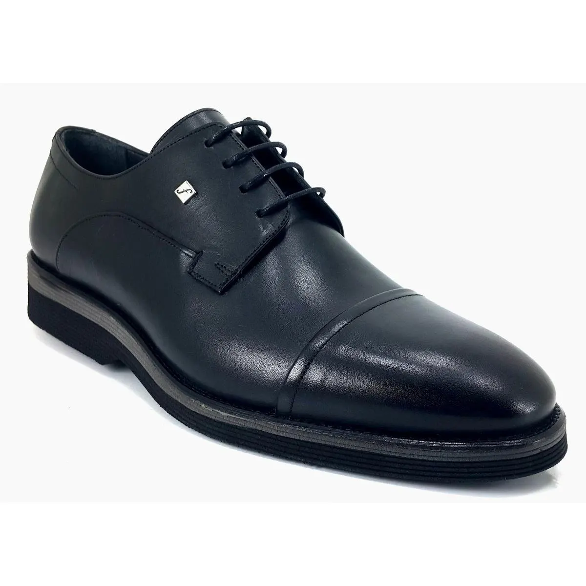 2024 Trending New Season Model Genuine Leather Shoes Personalized And Comfortable Black Fosco 3103 Men's Casual Shoes