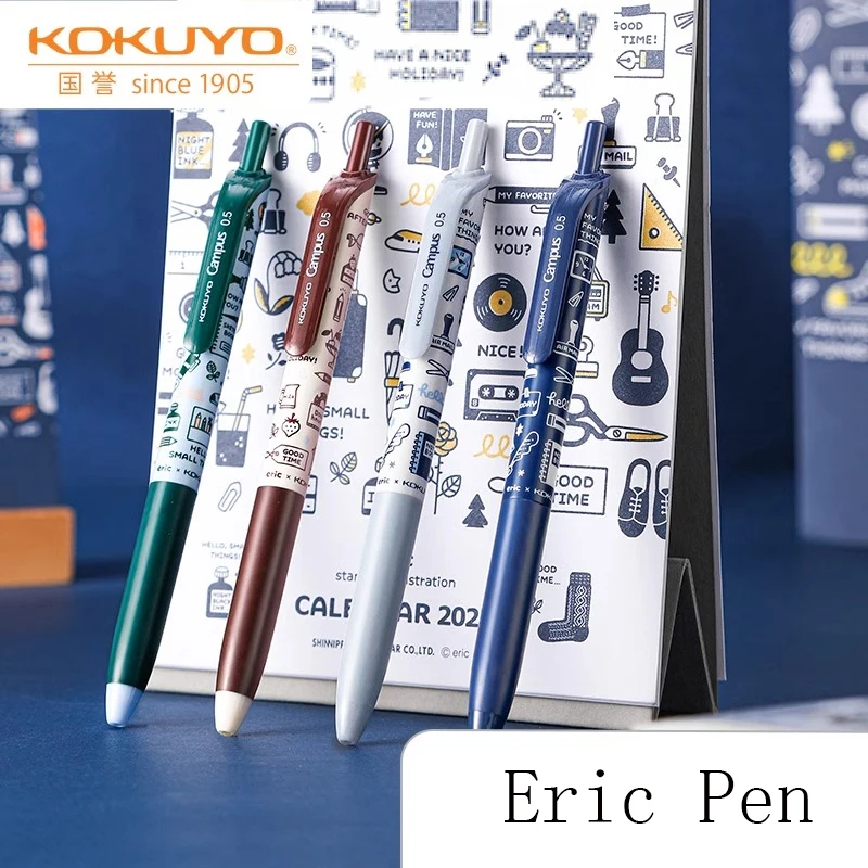 

Новая японская ручка Kokuyo Eric Press, нейтральная ручка, быстросохнущая чернила