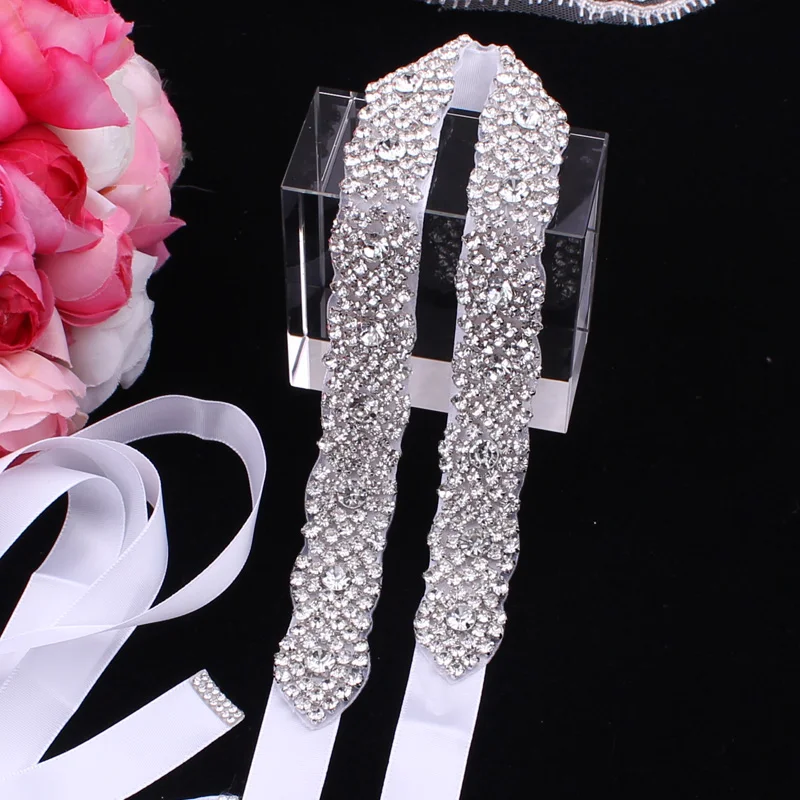 Hochzeitskleid-Accessoires, Damengürtel, Kristallgürtel, Strass-Brautgürtel, Hochzeitsbedarf – Detail 1