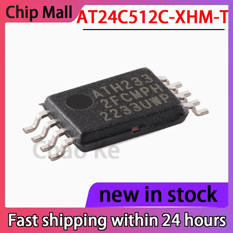 

2PCSAT24C512C-XHM-T TSSOP-8 512Kb I2C Compatible Dual Line Serial EEPROM