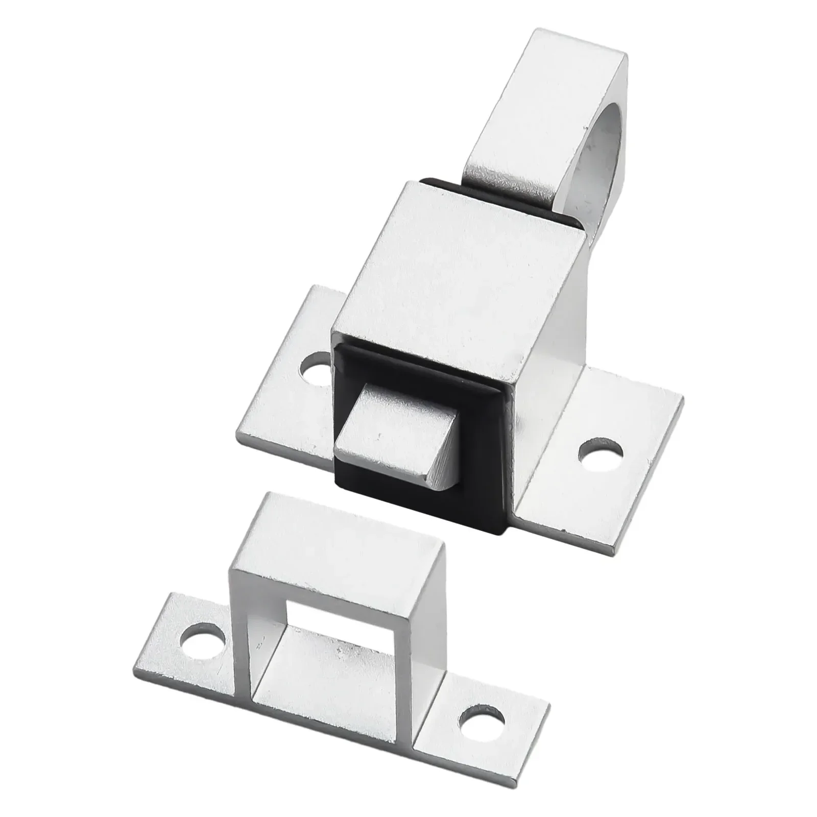 1pc Tür verriegelung Aluminium legierung Sicherheit automatische Flügeltür Feder Bounce Lock Heimwerker Hardware Werkzeuge Teile