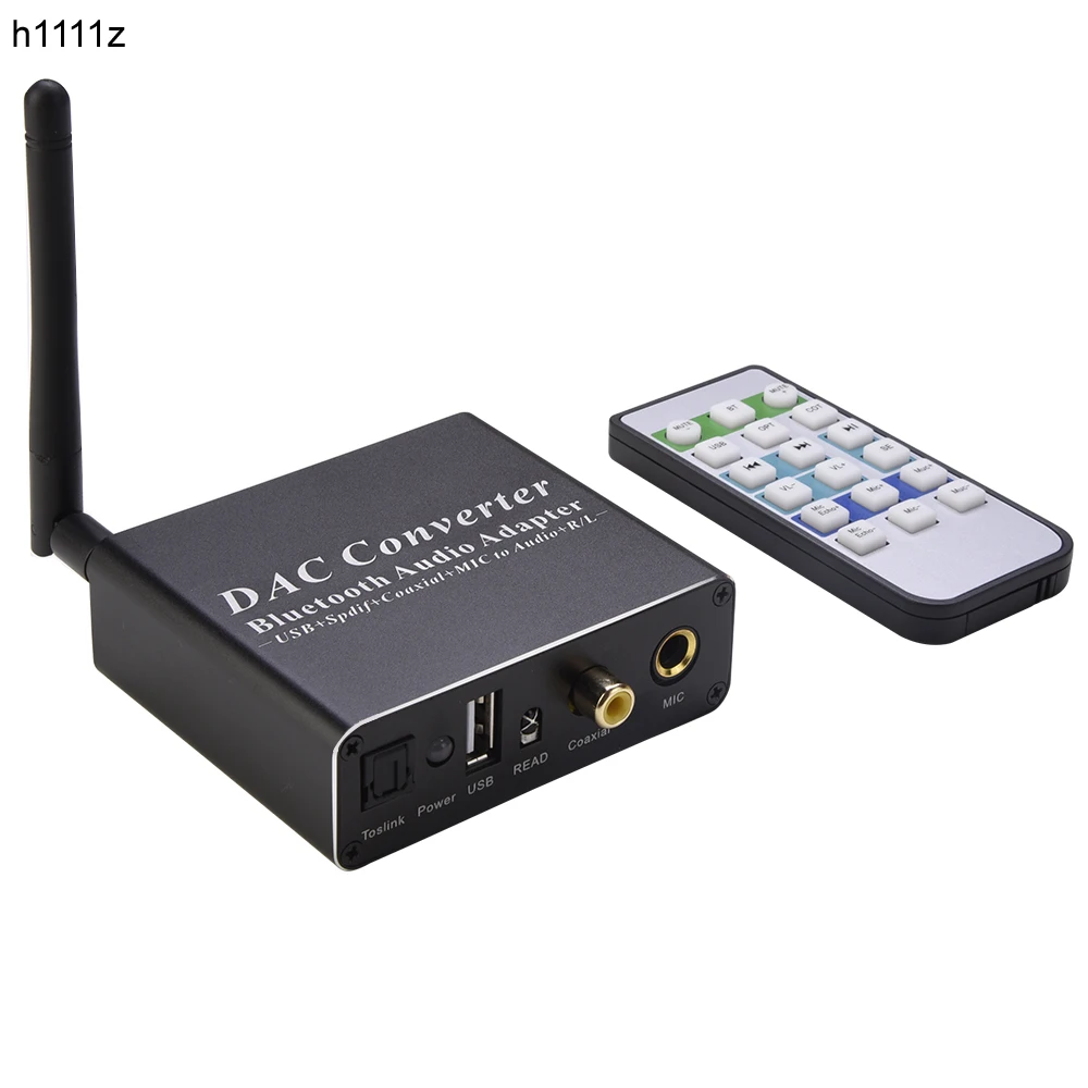 

DAC Audio Decoder Adapter DAC Amp Bluetooth-Compatible Adapter Bluetooth 5.0 Receiver Optical Coaxial to Analog Audio Converter