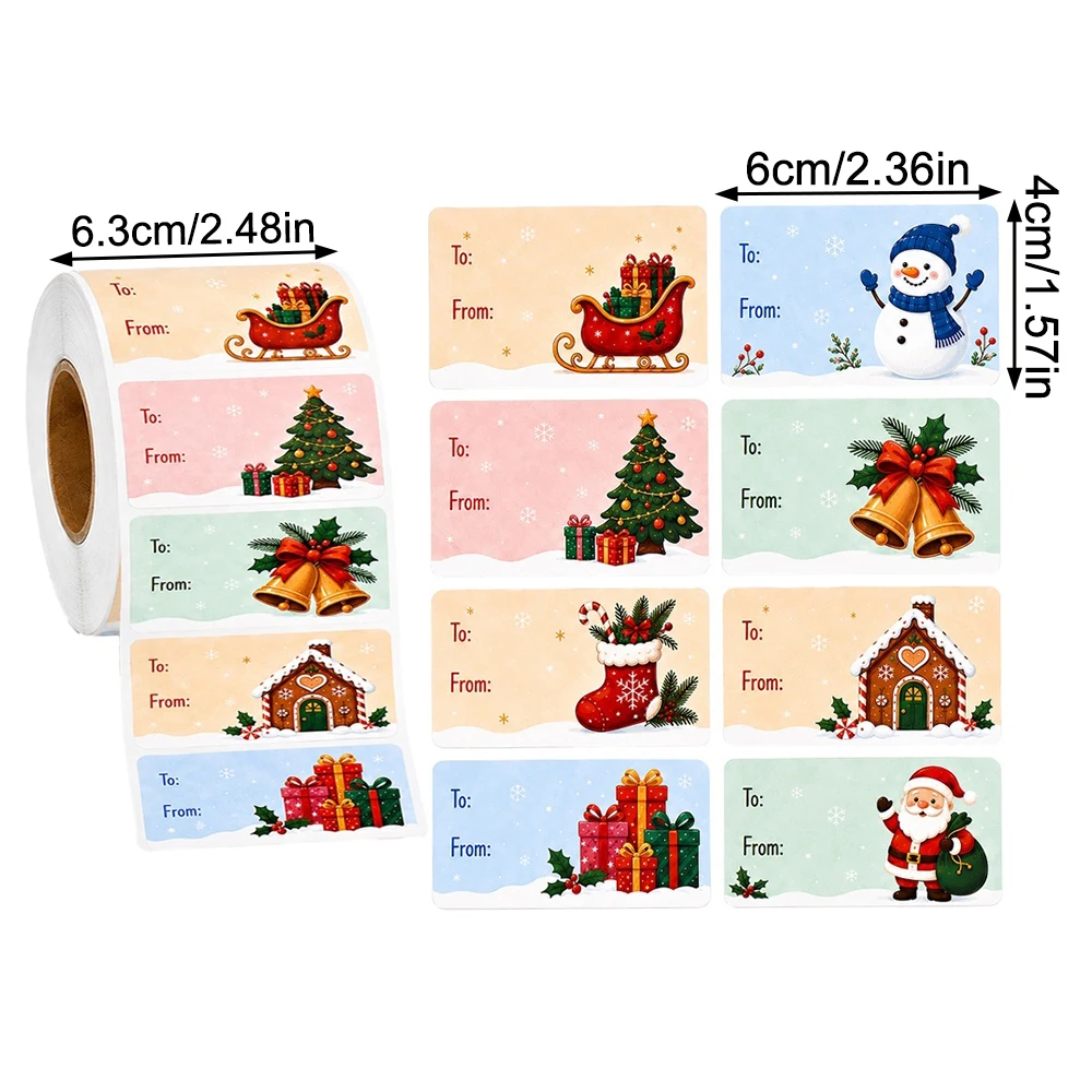 Christmas Gift Label Stickers — product detail 6