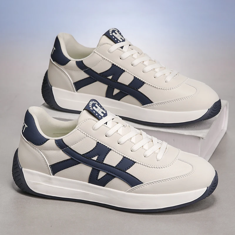 

Vintage Washed Blue High-Street American Denim Casual Vulcanized Sneakers - Summer Breathable Canvas Low-Tops with Chunky Soles