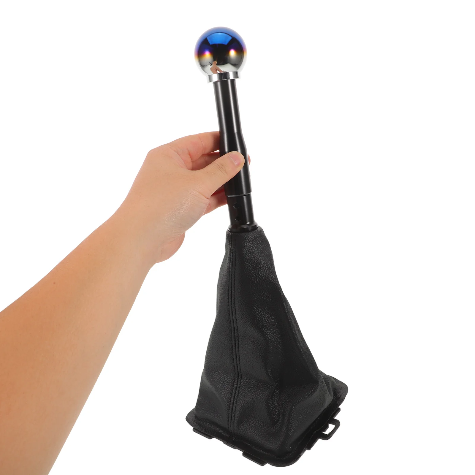 

Protective Car Gear Shift Knob Dust Cover Black Replacement Case Durable Anti-Dust Cover for Manual and Automatic Transmission