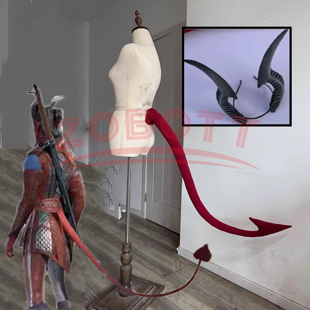 Neue Teufels-Schwanz Cosplay Requisiten Zubehör Handgefertigte Maßanfertigung Halloween-Kostüme Kopfbedeckung Accessoires für Damen und Herren