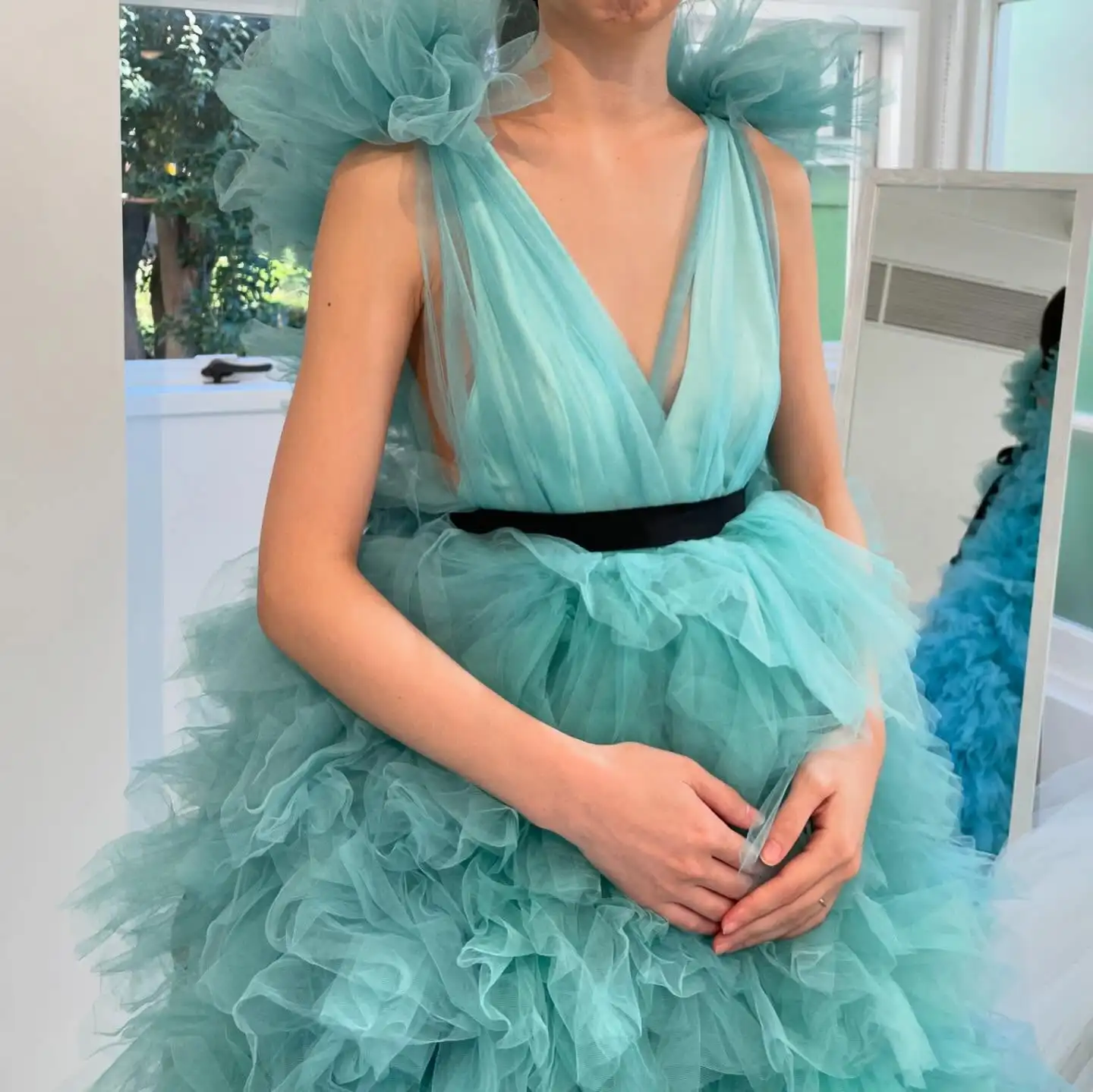 Superbe robe de mariée en Tulle superposée, robe de séance photo de mariage, en Tulle Extra bouffante, robes de soirée formelles pour femmes, robe de bal, 2025