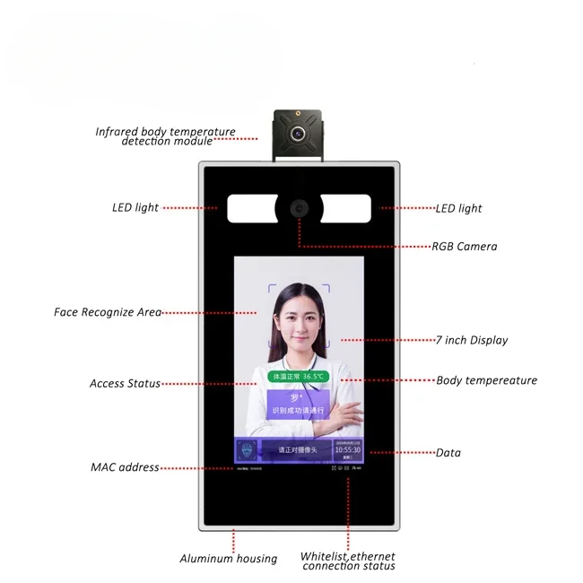 High Quality Business Business 3D Face Recognition for Toll System