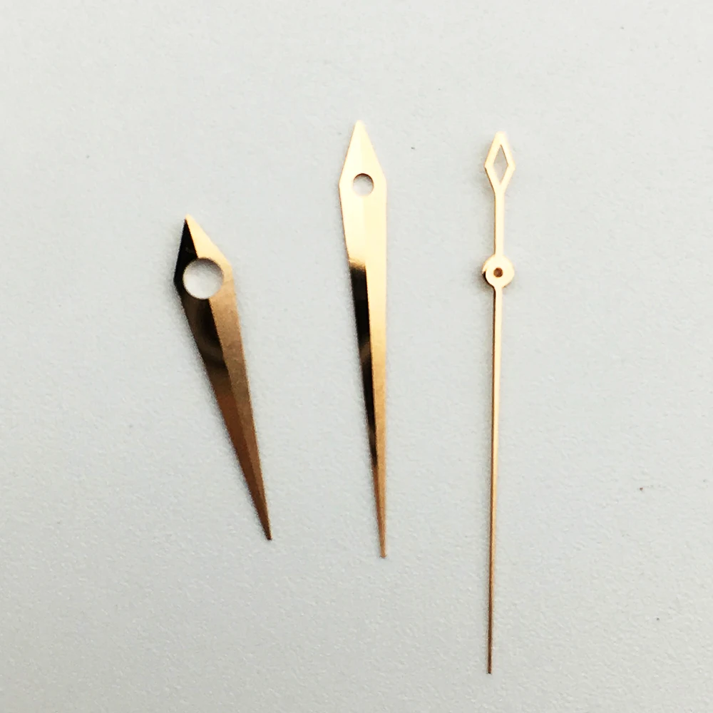 Watch Modification Accessories High Quality Toffee Needle Rose Gold Hands For Watch Cocktail Collection Type Nh35 Movement
