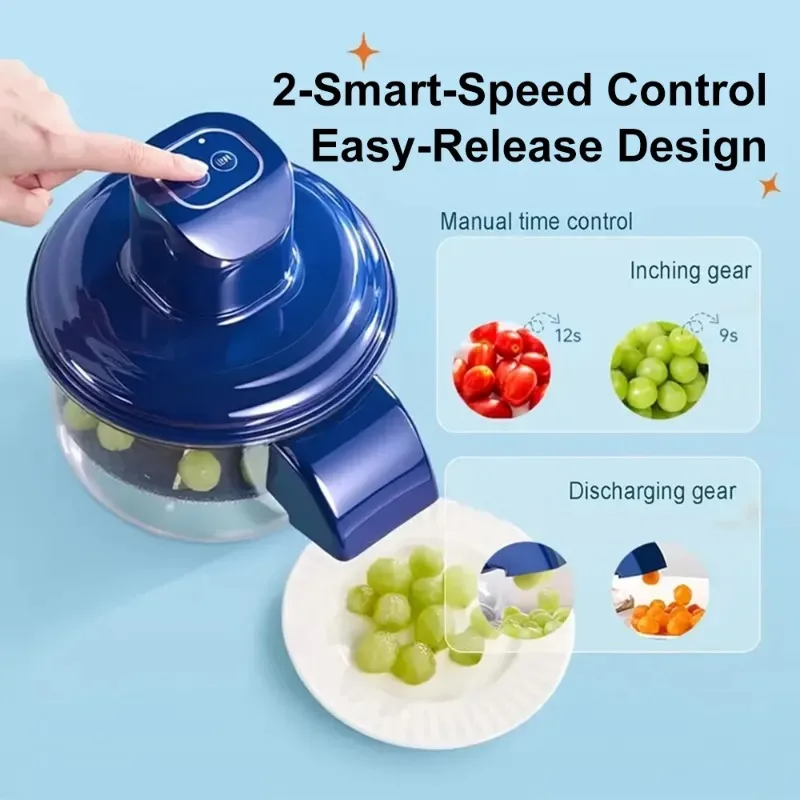 Automatic Vegetable Fruit Peeler Cordless 5-Blade Rotary Peeling Machine with Type-C Fast Charging Remover Tool for Kitchen