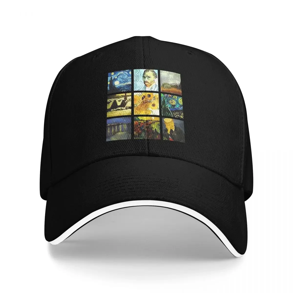 

Van Gogh Sanskrit Print Trucker Hat Mens Hat Women's Cap Men's Baseball Cap