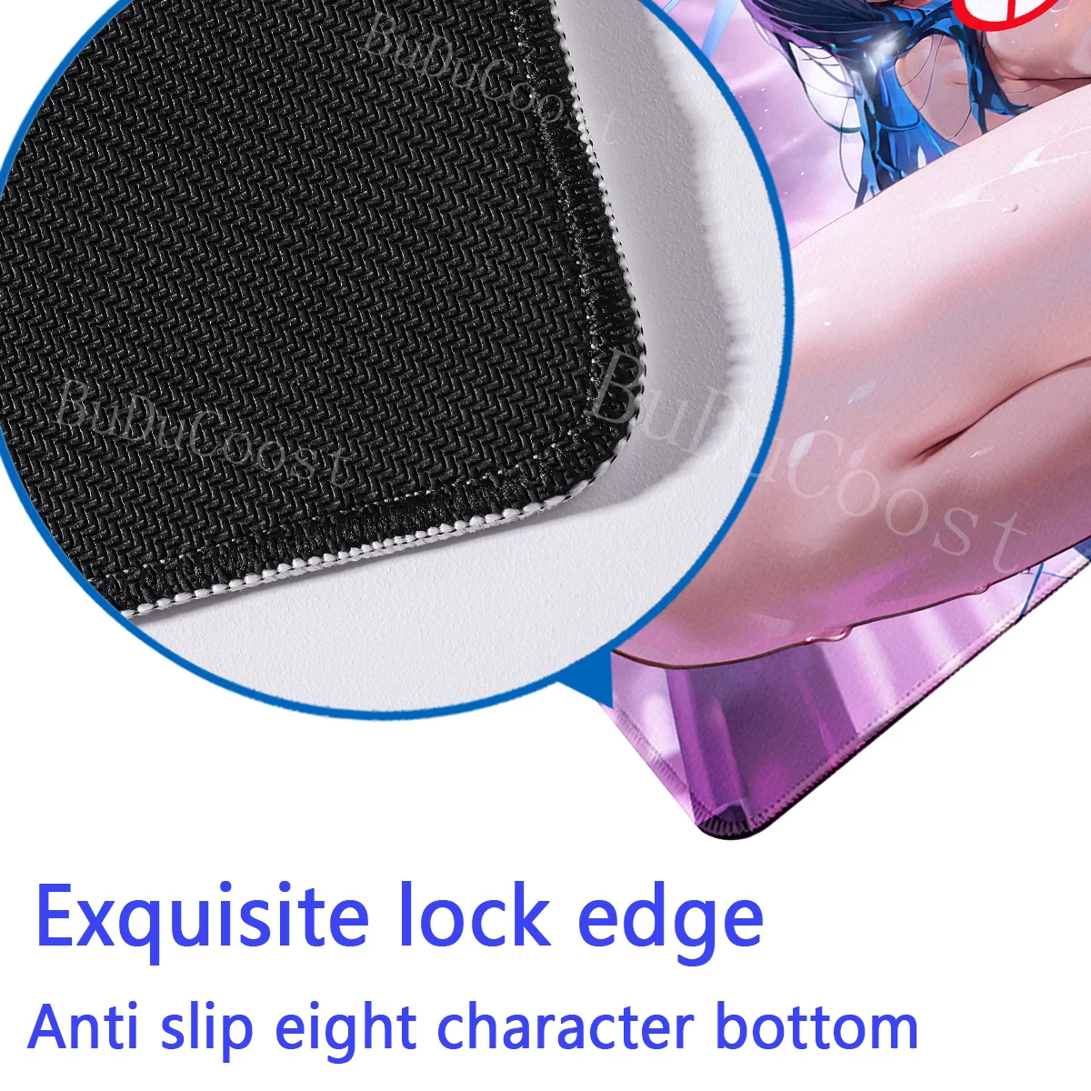 HD الأزرق الأرشيف Joumae Saori هنتاي مثير فتاة لعبة ماوس لوحة المفاتيح الكبيرة الألعاب ماوس الوسادة LockEdge جهاز كمبيوتر شخصي مكتب عمل حصيرة #6