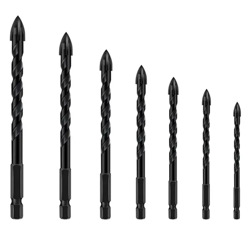 

AB41-Drill Bit Set For Tile,Brick, Plastic And Wood Alloy Steel Tip Best For Wall And Drill Bit Set