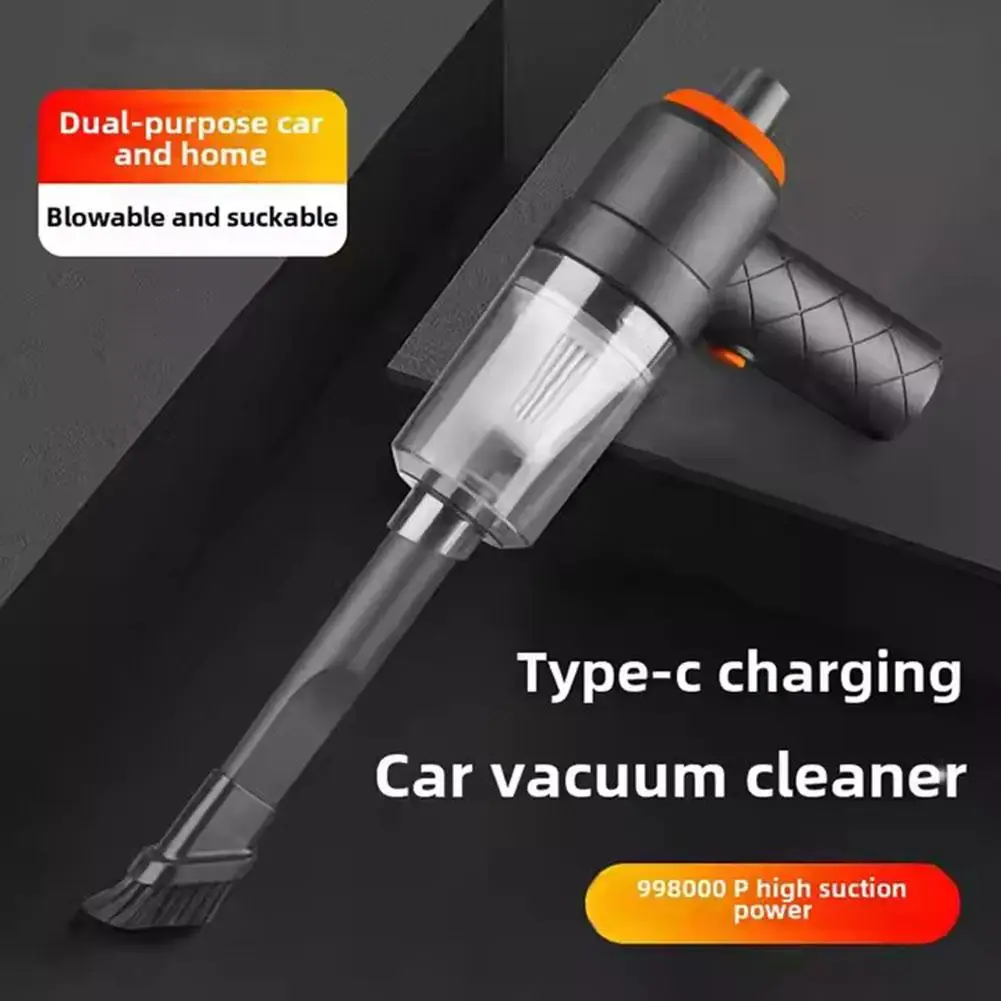 Wireless Car Vacuum Cleaner 120W Cordless Dust Handheld Auto Portabale Vacuum High-power Vacuum Cleaner For Home Office Car