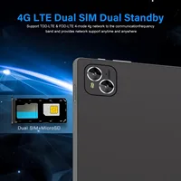 KOOMDIGI 10.1 Inch 2-in-1 Tablet PC 6GB RAM (3GB+3GB Expandable) 128GB ROM Deca Core 4G LTE WiFi 5000mAh 10.1 IPS LCD 5MP+13MP Dual Camera with Keyboard Mouse Stylus EU Stock 7