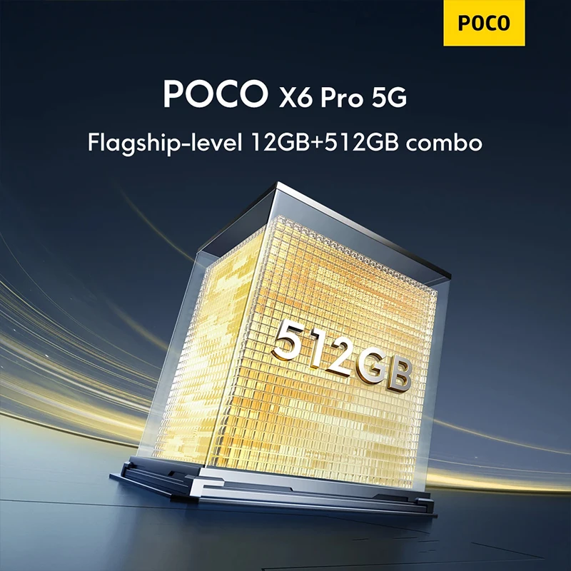 Version mondiale POCO X6 Pro MediaTek Dimensity 8300-Ultra CrystalRes 120Hz FIow AMOLED Display 64MP Triple Camera OIS 67W 5000mAh