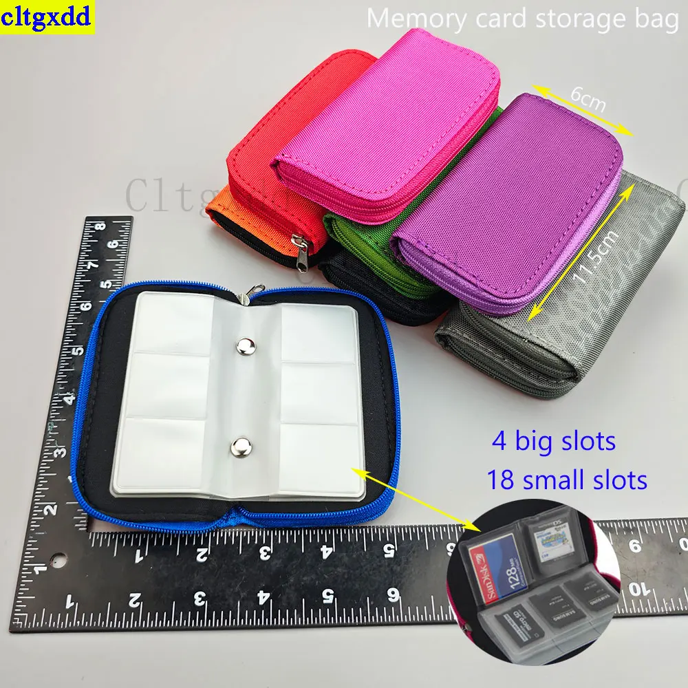 Cltgxdd 1piece Memory Card Storage Card Package for CF/SD/Micro SD/SDHC/MS/DS Game Accessories Storage Card and 22 Slot Package