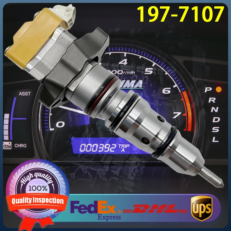 

197-7107 High Quality Diesel Fuel Injector 1977107 Common Rail Injector for Caterpillar CAT Engine 3126B 3126E C7 Engine
