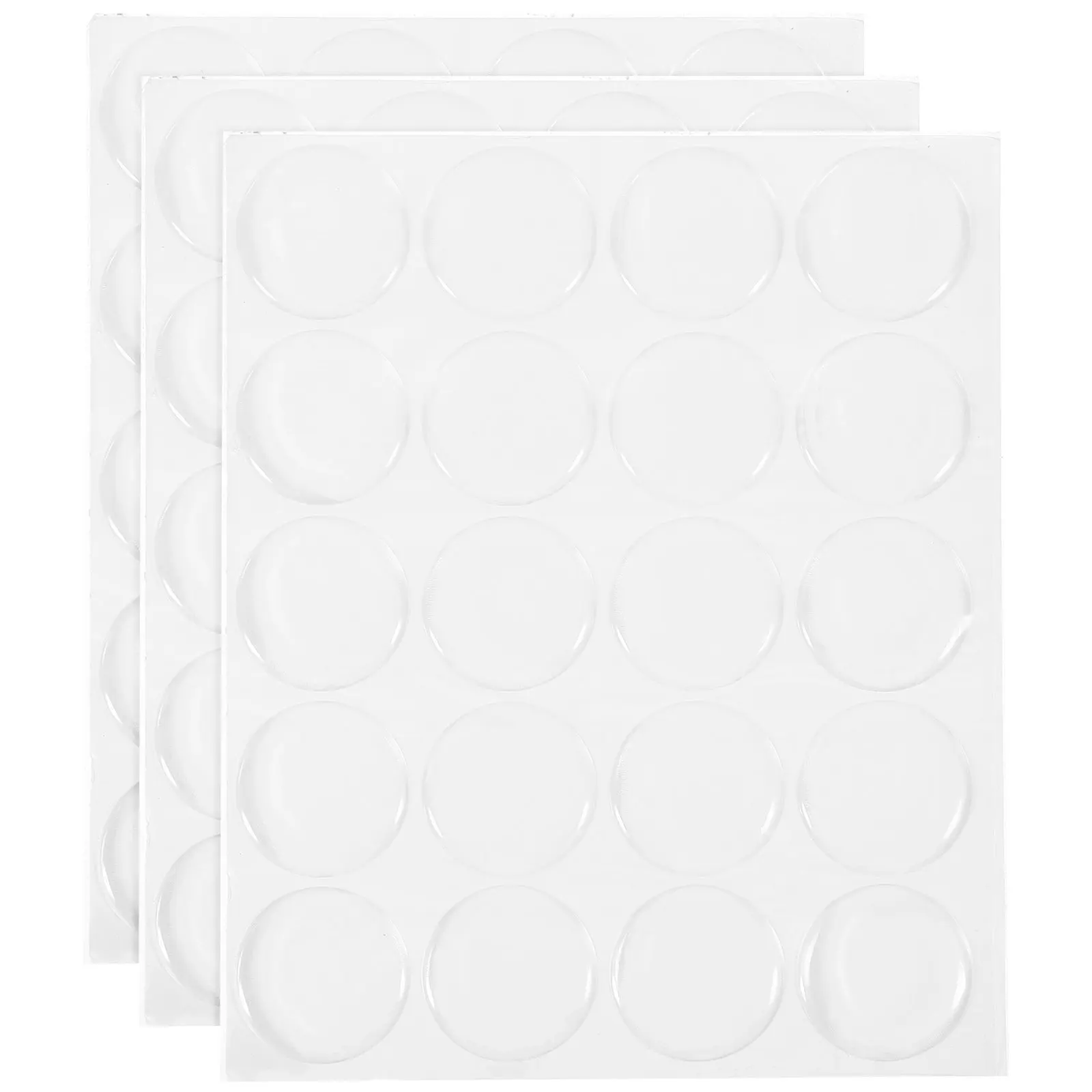 

60Pcs Round Time Gemstone Cabochons 25Mm Flat Back Resin Sticker Patches Self Adhesive Waterproof DIY Craft Supplies for Jewelry