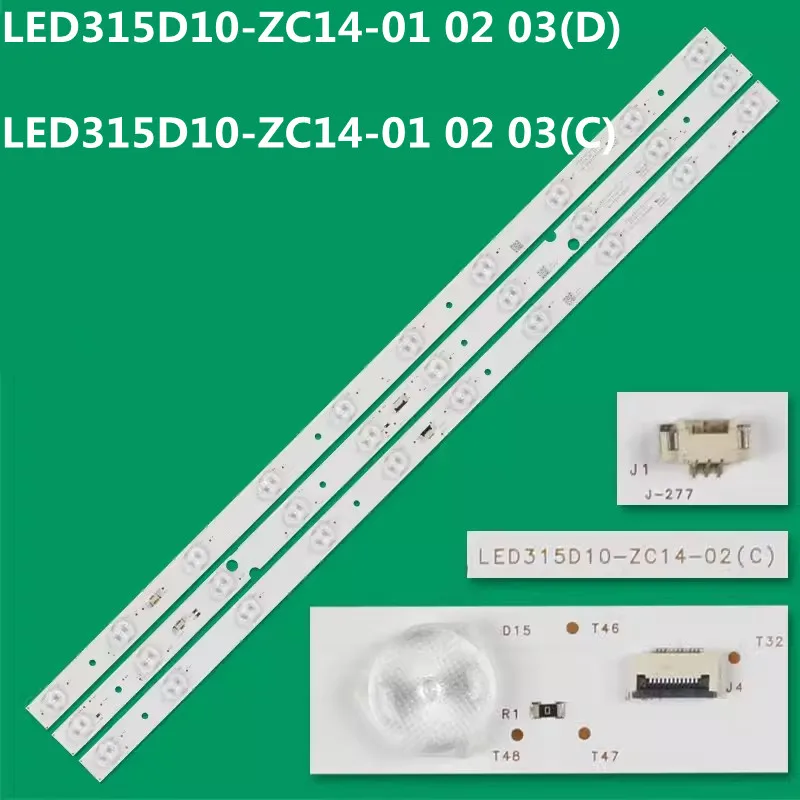 

15PCS LED Strip For LE32TE5 LED315D10-ZC14-01(C) 02 03(C) LT-32M340W LT-32M345 LT-32M540 HV320WHB-N80 LC320TU3A LSC320AN02