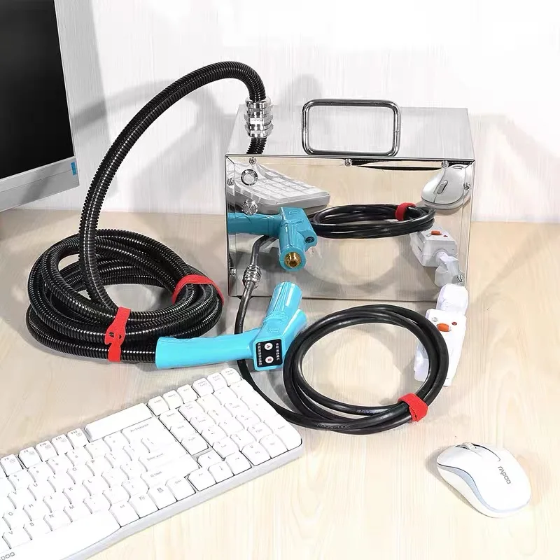 Stainless Steel Handheld High Temperature Steam Cleaner Portable Mini Steam Washing Machine Anti-Leakage Protection Long Hose