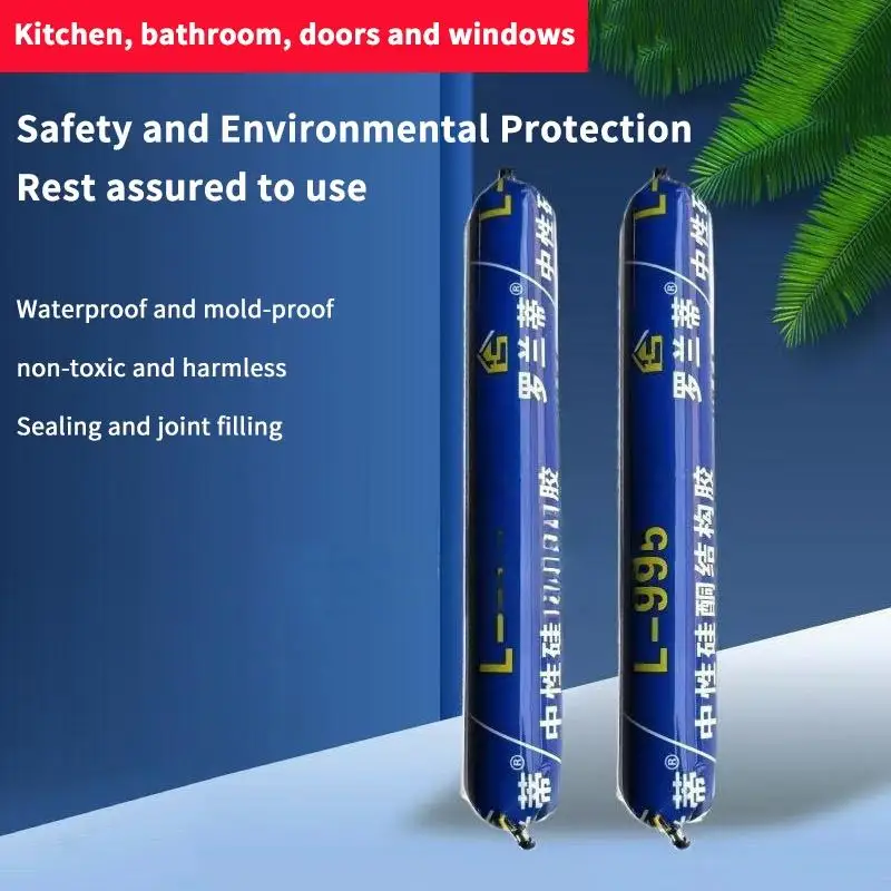 Neutral Silicone Sealant L995 Waterproof Adhesive For Kitchen Bathroom Window Door Edge Wall Crack Sealing Repair Glue