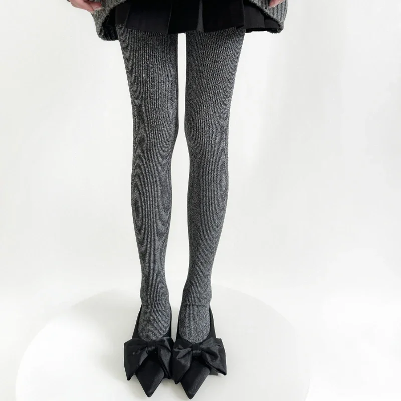 Autumn and Winter Women Tights Wool Cashmere Warm Thigh High Stockings Pantyhose Sexy Lingerie Hosiery Tights Pantyhose Leggings