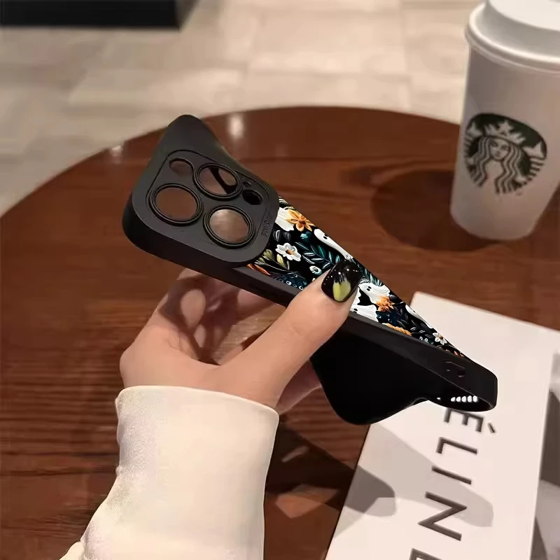 هالوين قسط اليقطين نمط جراب هاتف آيفون 17 16 15 14 13 12 11 برو ماكس 16 زائد 16E 17 الهواء لينة غطاء سيليكون