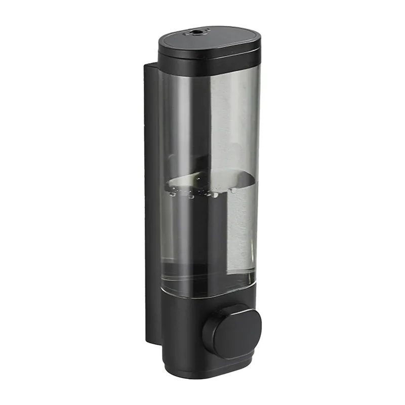 

600mL Manual Soap Dispenser Wall Mounted Hand Press Soap Dispenser for Dish Liquid Lotion Shower Gel Shampoo Chamber