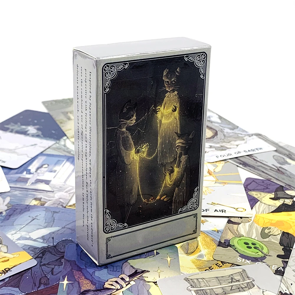 

Tarot Cards Mystical Artwork Divination Edition Board Game Cards Game,Perfect For Meditation Spiritual Guidance & Collectors