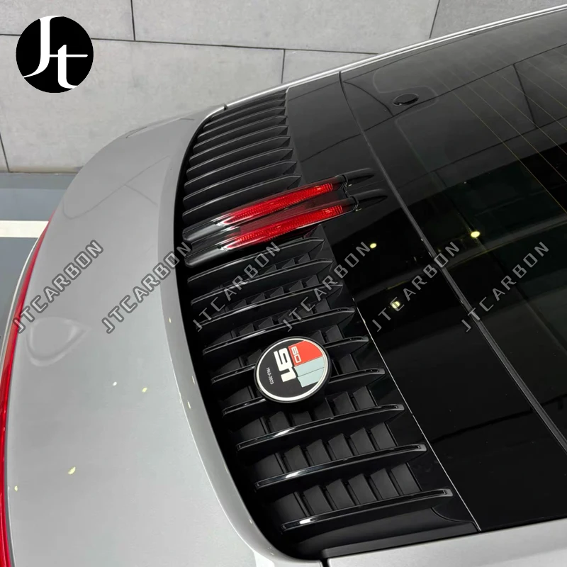 For Porsc 992 Carrera 4S Turbo Targa Accessories Decal Tail Cap 60th 100th Anniversary Metal Logo Ventilation Grille Badge