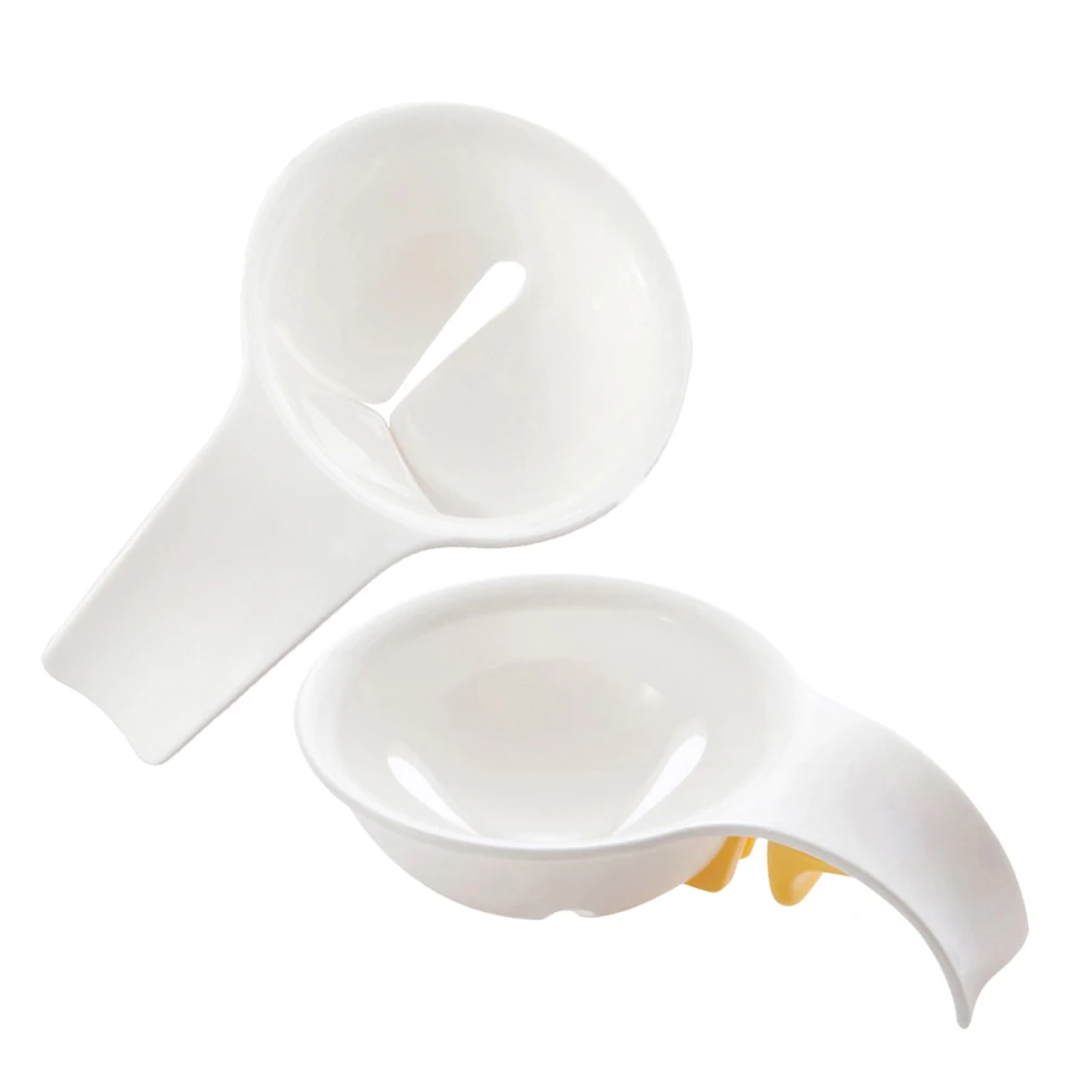 

2 Pcs Egg White Separator Yolk Divider for Home Convenient Separators Whisk Splitter