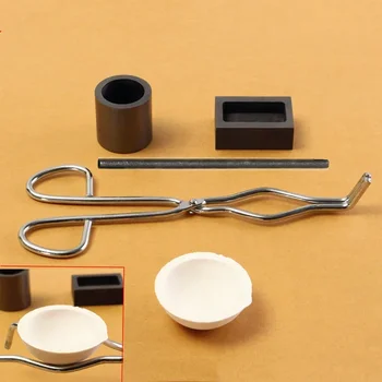 5 Stks/set Sieraden Reparatie Tool Torch Melting Goud Zilver Kit Tool Graphite Crucible Tong Kom Combo Ingots Schimmel Set diy Tool Set