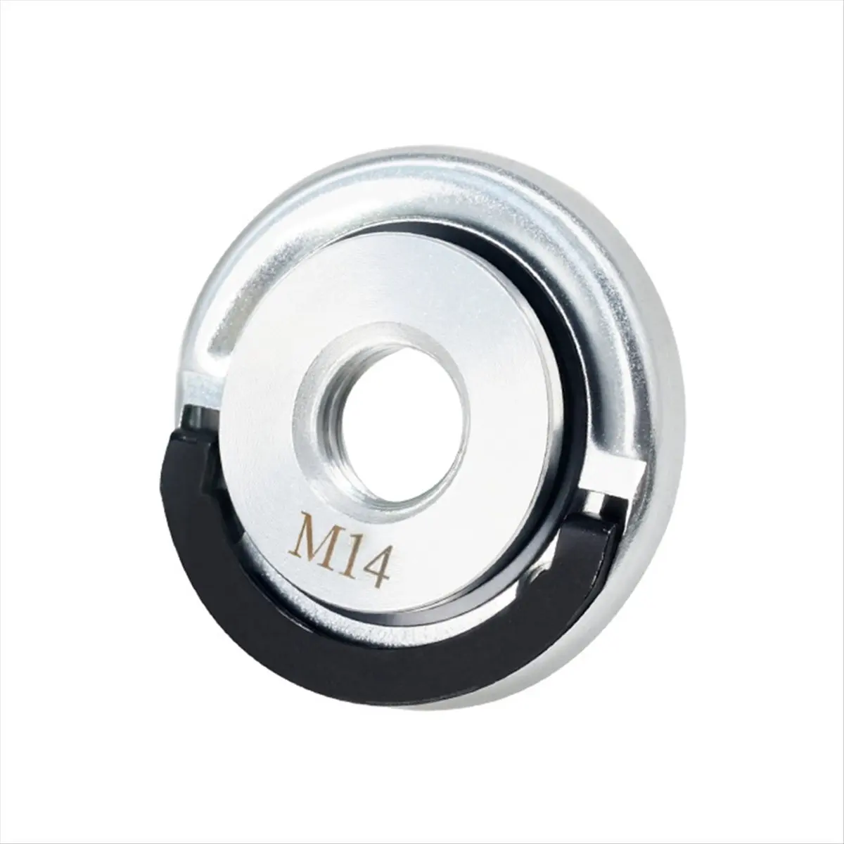 Budget-Friendly-M14 Self-Locking Pressure Plate for Angle Grinder Tool-Free Quick Release Carbon Steel Rust-Proof No Wrench Need