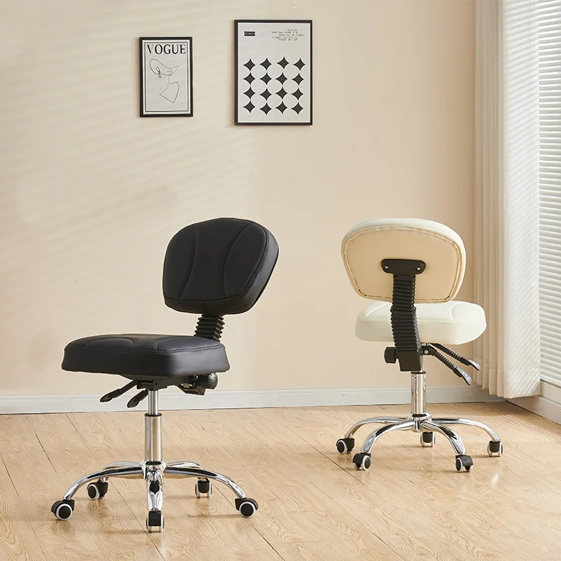Barber Chair with Swivel Function,Height-Adjustable Beauty Salon Stool,Ergonomic Quiet Backrest, Professional Hairdressing Seat‌