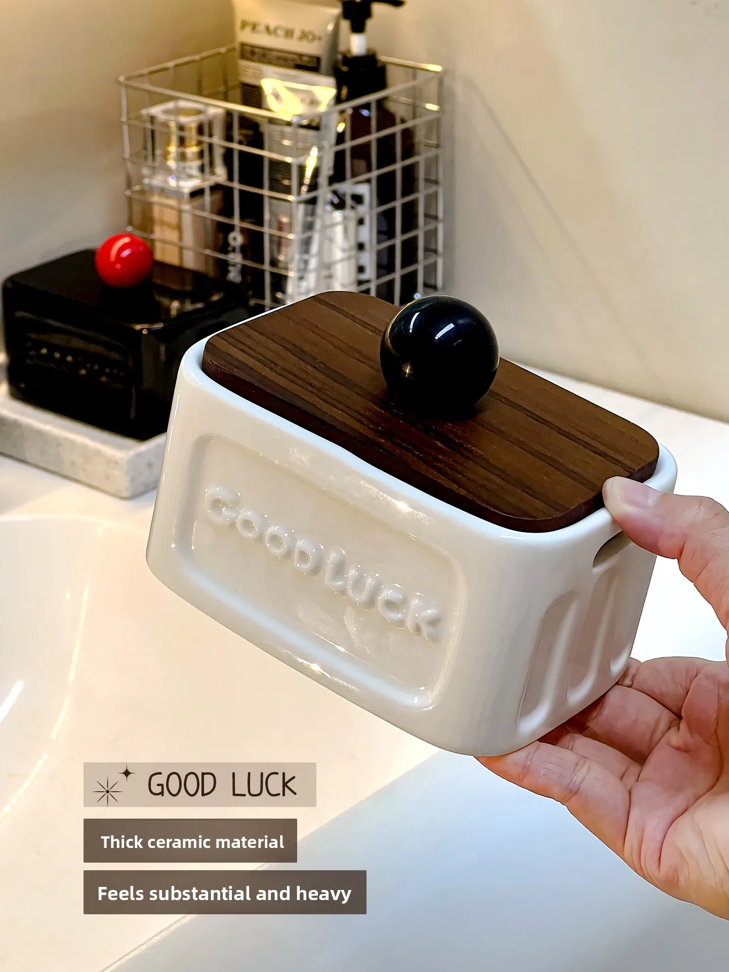 

High-End Cerc Jewelry Box Batoom Vani Hairband Earphone Storage Box Nordic Sle Desktop Organizer for Rings Nelaces