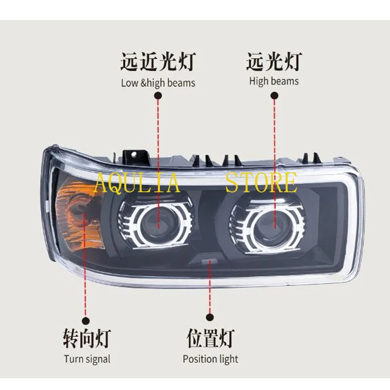 1PCS LED NEW Design Front Head Lamp Fit for DAF CF LF XF105 Truck view 4