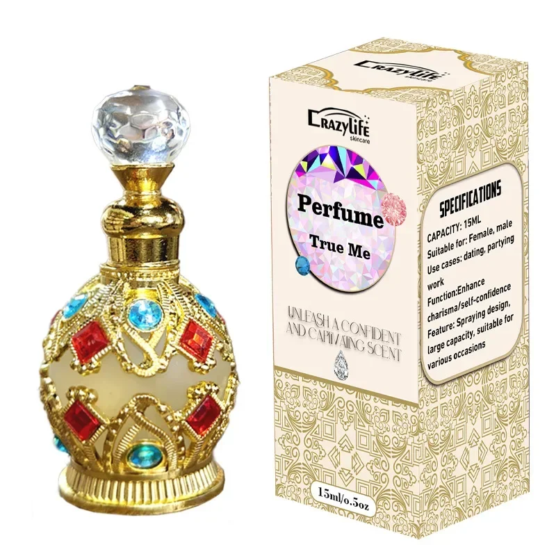 15ml marca fragrância perfume árabe dubai médio oriente coroa perfume de fragrância de longa duração para mulher