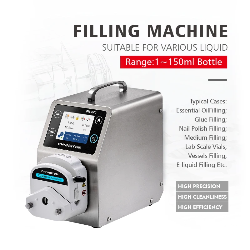 Imagem -06 - Bomba de Dispensação de Bomba Peristáltica Pequenos Frascos de Enchimento Suporte Líquido de Língua Russa Bt600fc