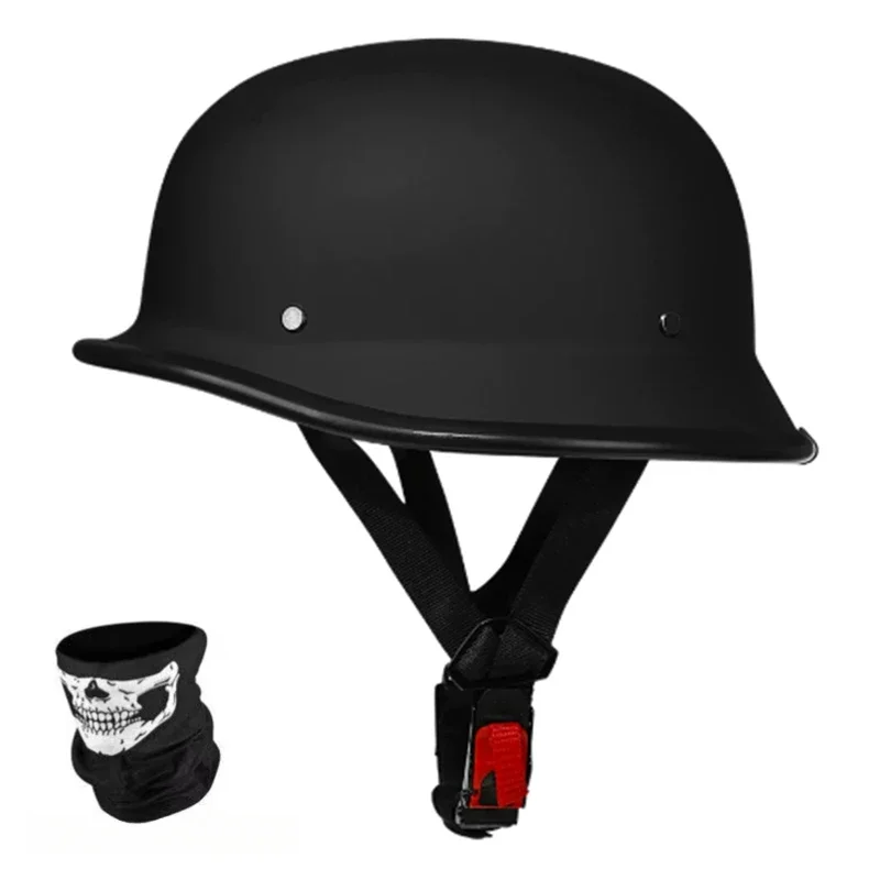 Casual Motorcycle Half Helmet Vintage Open Face Helmet Soft Inner Padding Unisex Adult For Cruiser Chopper Scooter Leisure Moto