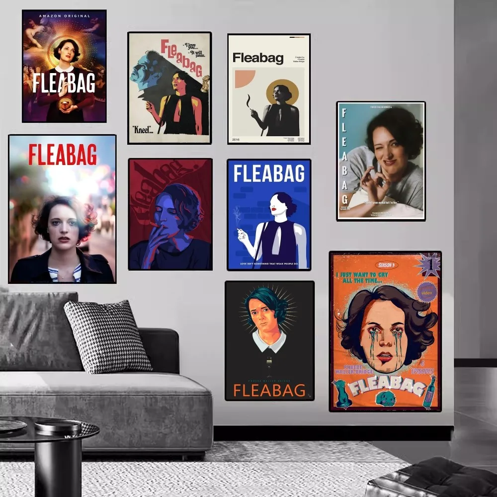 Classic Tv Show Fleabag  Good Quality Prints and Posters Vintage Room Bar Cafe Decor Home Decor