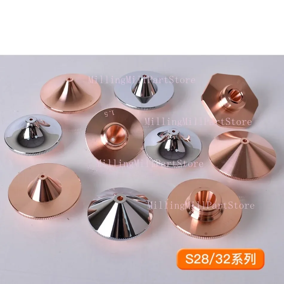 Laser Cutting Nozzles Single Double Layer Fiber Cutting Machine Head Laser Nozzles 1.5 For Fiber Laser Machine Head