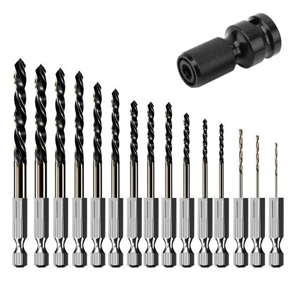 لقم عرقوب سداسية 1.5، 2.0، 2.5، 3.0، 3.2، 3.5، 4.0، 4.2، 4.5، 4.8، 5.0، 5.2، 5.5، 6.0، 6.5 مم لقم ثقب الكوبالت 1 4 بوصة مقبض سداسي