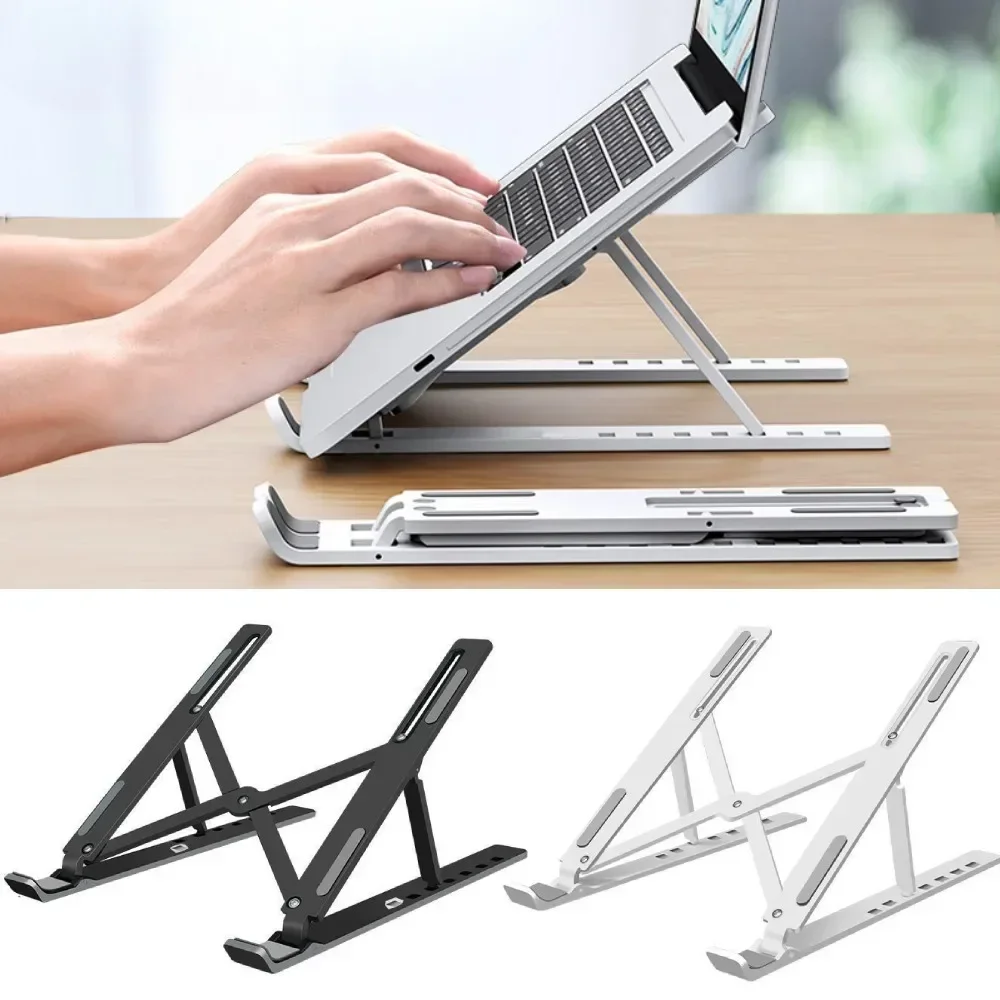 Foldable Laptop Stand Adjustable Portable Notebook Bracket Support Base ABS Holder For Macbook Air Pro Accessories Convenient