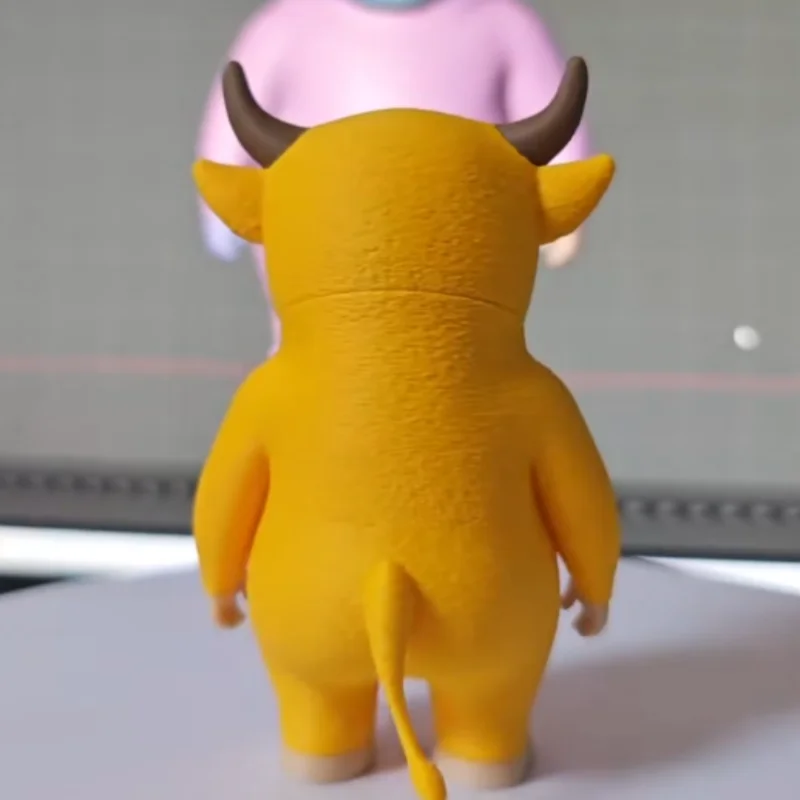 3D Printed Funny Minotaur Action Figure Cartoon Anime Bull Man Standing Pose Figurine Collectible Desktop Decor & Ornament