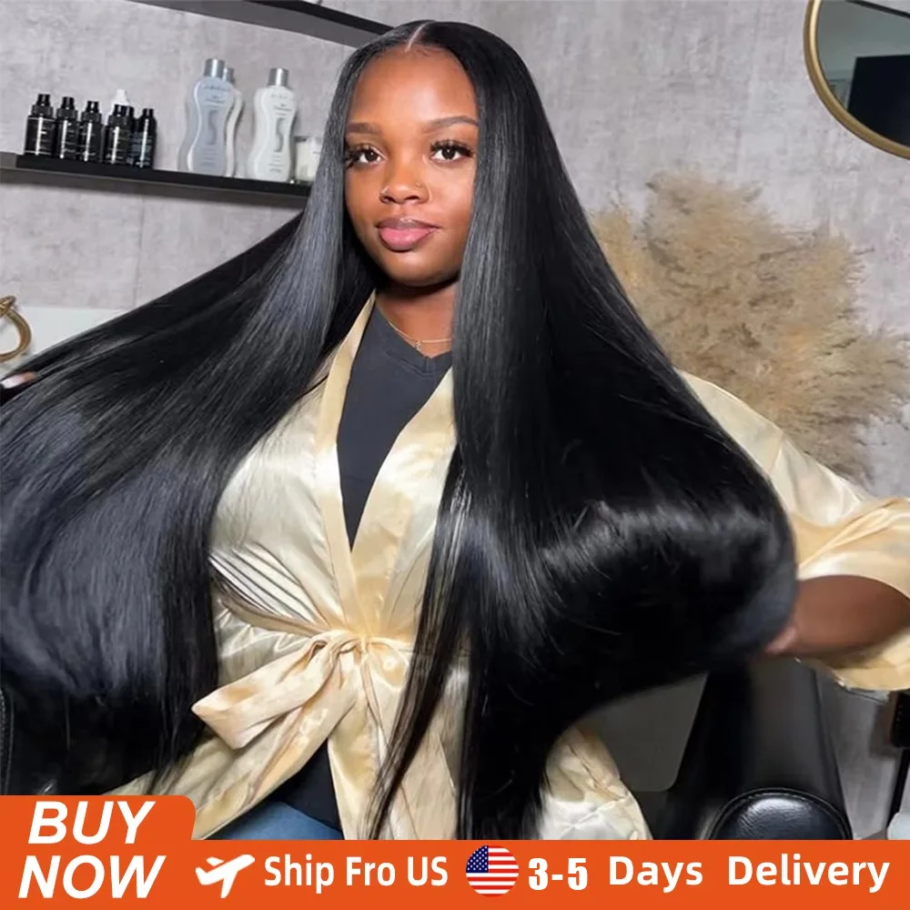 

Mossily 200 Density Brazilian HD Lace Frontal Wigs Human Hair Bone Straight 13x6 13x4 Transparent Lace Front Wig For Women