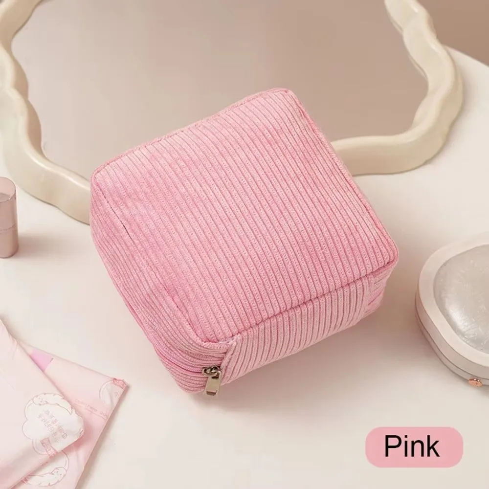Large Capacity Sanitary Pads Bag Cosmetics Lipstick Storage Bag Cosmetic Bag Multipurpose Mini Data Cables Organizer Travel