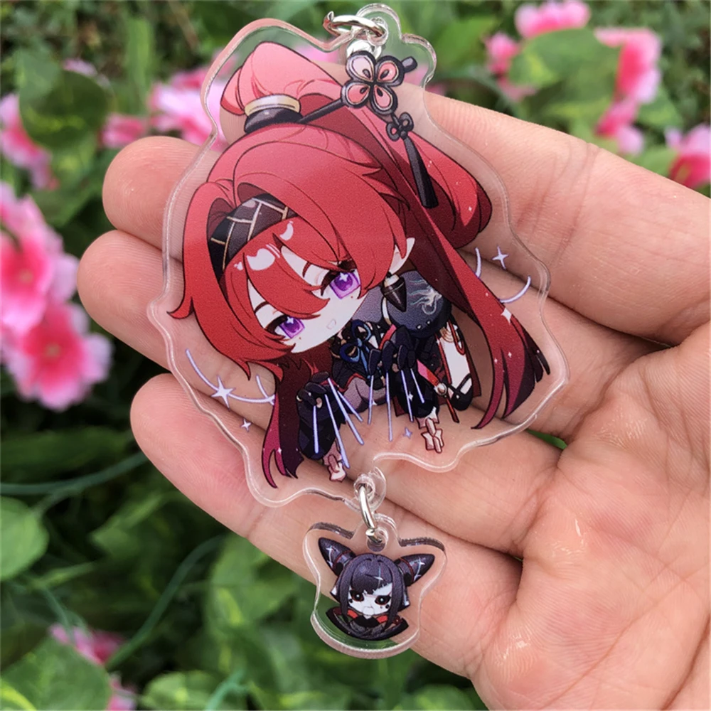 Jeu Wuthering Waves WW Yinlin Rover Lingyang Geshu Lin Jiyan Cosplay Costumes porte-clés accessoires pendentif